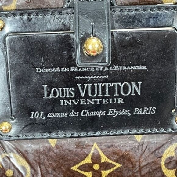 Louis Vuitton Patent Leather Bag 2007 Runway Thunder Rare Authentic - Picture 4 of 16